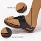 thumbnail image 2 of WILLBEST Sandalias Flexibles Para Mujer, Chanclas Con Soporte De Arco Para Caminar Cómodamente, Sandalias De Cuña De Verano Con Función De Masaje Y Plataforma., 2 of 9