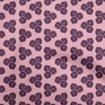 thumbnail image 1 of oneOoneCottonPoplinPinkFabricAsianBlockFabricForSewingPrintedCraftFabricByTheYard56InchWide, 1 of 4