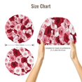 thumbnail image 2 of colorful roses pink Silk Bonnet for Sleeping Women Men, Adjustable Elastic Satin Bonnet Bonnet for Sleeping, Soft Similar Silk Curly Cuteness Hair Bonnet for Sleeping, 2 of 7