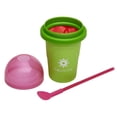 thumbnail image 3 of Cra-Z-Art ChillFactor Original Slushie Maker Cup – Haga granizados congelados súper rápidos, batidos, batidos, taza de enfriamiento, doble capa exprimible con cuchara, verde, 3 of 5
