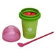 thumbnail image 3 of Cra-Z-Art ChillFactor Original Slushie Maker Cup – Haga granizados congelados súper rápidos, batidos, batidos, taza de enfriamiento, doble capa exprimible con cuchara, verde, 3 of 5