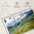 thumbnail image 6 of Elephant Stock Landscape From Saint Remy Wall Art - Horizontal Multi Panel Canvas - Living Room Wall Decor - Nature Multi Panel - White And Blue Decor By Vincent Van Gogh - 33" x 20", 6 of 8