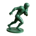 thumbnail image 2 of Football Player Desktop Figurine | Sports-Themed Desk Decor | Classic Toy Soldier Inspired Quarterback Wide Receiver Linebacker Statue | Gift for Football Enthusiasts | Includes 1 Athlete, 2 of 2