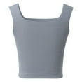 thumbnail image 5 of Lixiuxyad Women's Cami Women’s Sleeveless Tops For Outdoor And Home Versatile Tank Tops For Every Season Stylish Basic Layering Piece Easy Care And Machine Washable(Blue M), 5 of 6