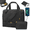 Black(with USB Port), variant on Travel Bag with Shoes Compartment, 40L Weekender Overnight Duffel Bag with Toiletry Bag and Shoes Bag, Gym Bag for Women with Wet Pocket, Personal Carry On Bag for Women, Travel, Gym, Weekend, Black