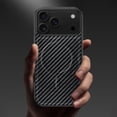 thumbnail image 6 of For iPhone 17 Pro Max Case Compatible with MagSafe, Luxury Slim Shockproof Protective Cover with Leopard Print & Carbon Fiber Texture, Magnetic Phone Case for Women and Men,B, 6 of 10