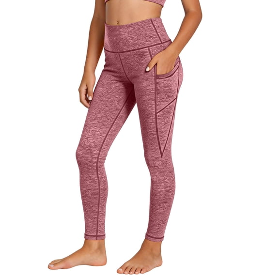 StSilkitty Girls Athletic Leggings Solid Color High Waist Stretch Yoga Dance Pants Lightweight Breathable Trousers with Pockets