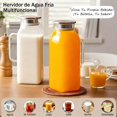 thumbnail image 3 of 2L/68Oz Jarra de Vidrio para Puerta de Refrigerador, Jarra de Agua con Tapa de filtro y Boca Ancha, Jarras Modernas con Asa Ergon&oacute;mico, Caliente y Fr&iacute;a para t&eacute;, Jugo,, 3 of 7