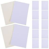 PBPBOX 20Pcs White Pre Cut Picture Backing Board for DIY Photo Frame Supplies