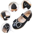 thumbnail image 6 of NOLDARES Girls Mary Jane Dress Shoes Ballerina Flats for Wedding, Party Toddler Girls Dress Shoes Ballet Flats Princess Shoes(Black,10.5), 6 of 6