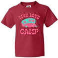 thumbnail image 3 of Inktastic Live Love Camp RV Youth T-Shirt, 3 of 5