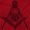 Antique Cherry Red, variant on Illuminati Masonic Square Compass Men's Graphic T Shirt Tees Brisco Brands S