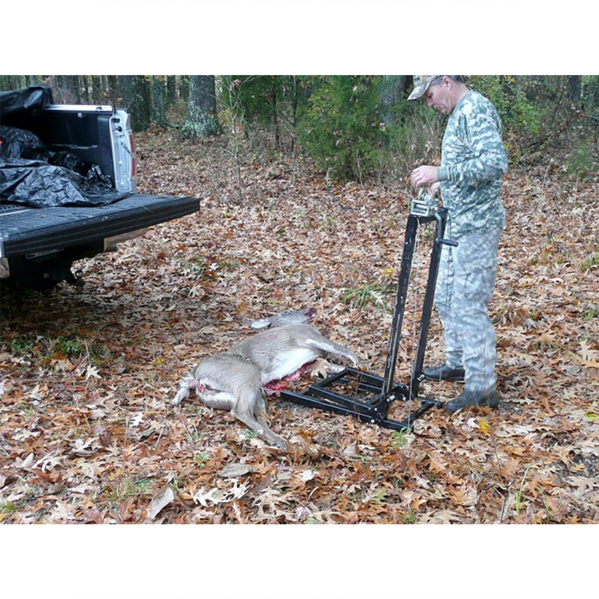 Viking Solutions L-E-Vator Portable Game Lift For Truck Or ATV - 300 Lb Capacity
