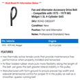 thumbnail image 2 of Fan and Alternator Accessory Drive Belt - Compatible with 1975 - 1979 MG Midget 1.5L 4-Cylinder GAS 1976 1977 1978, 2 of 2