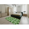 thumbnail image 4 of Ahgly Company Indoor Rectangle Patterned Shamrock Green Novelty Area Rugs, 8' x 12', 4 of 6