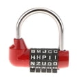 thumbnail image 2 of Xuanheng Cadenas Combiné pour Malles, Armoires, Bagages - Rouge, Tel Que Décrit, 2 of 7