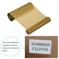 thumbnail image 3 of Unique Bargains 4.33'x295' (110mmx90m) Wax Thermal Transfer Ribbon, 1 Roll 1/2' Core Ink Out Barcode Ribbon with Core, Gold, 3 of 6