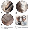 thumbnail image 3 of Designart Décoration Murale Encadrée pour Femme, art sur Toile Encadré Mode Femme, Renforcement de la Force des Femmes dans l'Unité, art Mural Encadré Moderne Extra Grand en Or, 44x34 Pouces Cadre Doré, 3 of 5