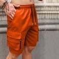 thumbnail image 6 of Mens Cargo Shorts Multi-Pocket 7" Inseam Lightweight Quick Dry Elastic Waist Drawstring Short Pants Outdoor Hiking Summer Wear, 6 of 7