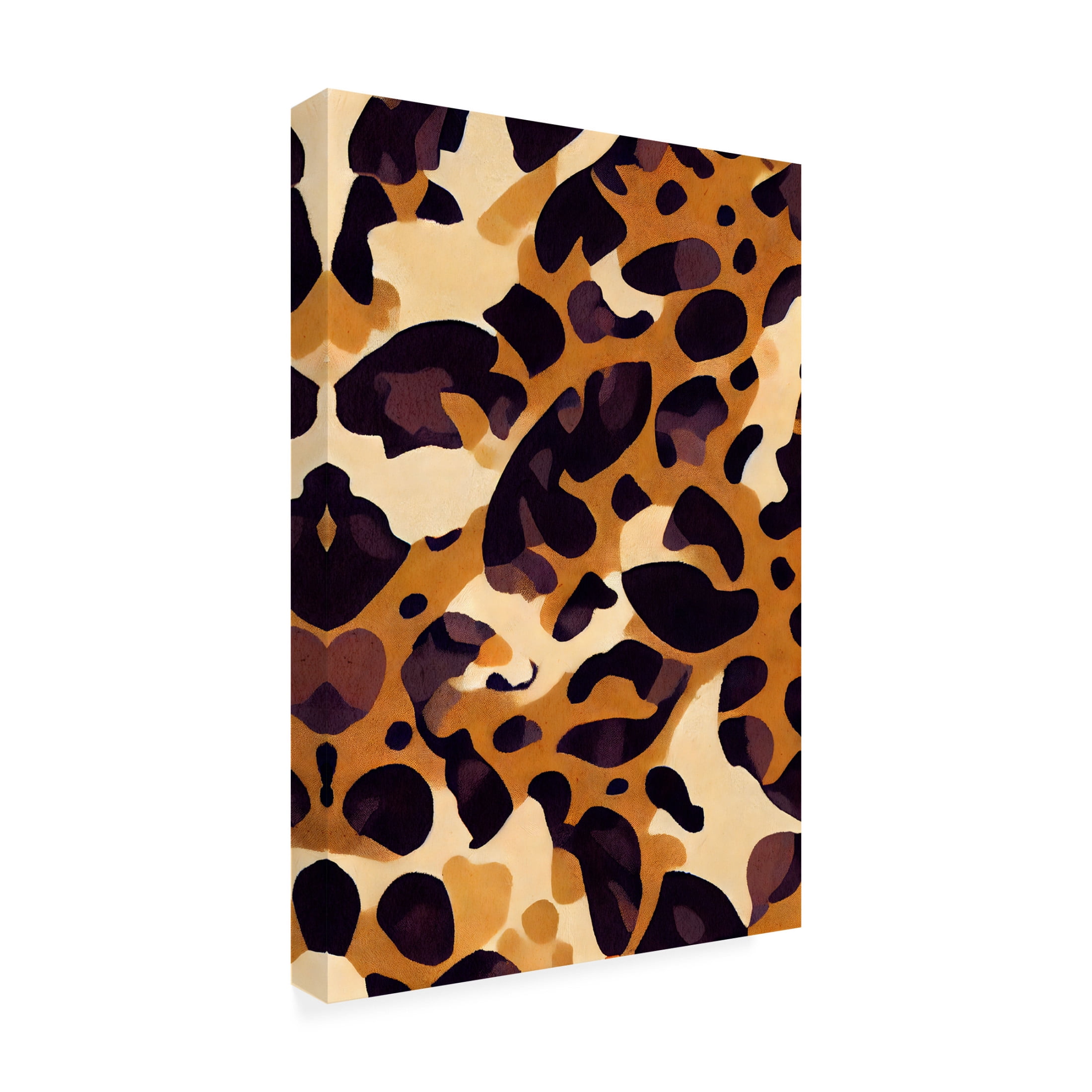 Canvas Wall Art - Treechild 'Leo Pattern' Wall Art for Living Room, Bedroom, or Office D?cor by Trademark Fine Art - 22 x 32 Inches