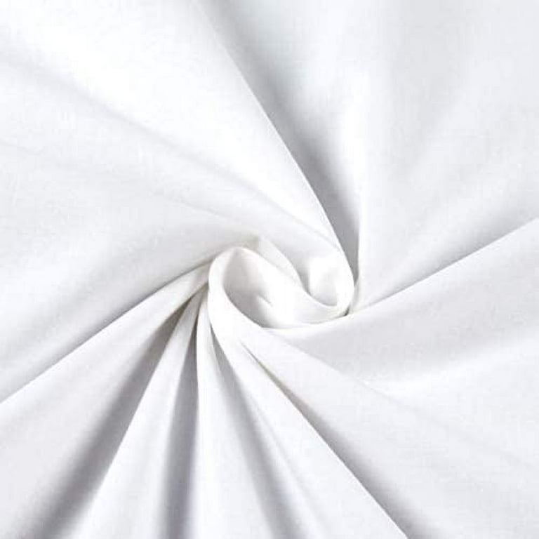 Bleached White 100% Cotton Muslin Fabric/Textile - Draping Fabric - by The  Yard (60in. Wide) (10 Yards)