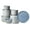 Blue and Grey, variant on Stone Lain Elica 12-Piece Dinnerware Set Stoneware, Blue and Grey
