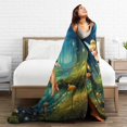 thumbnail image 5 of Tinker Bell and the Legend of the NeverBeast Fleece Throw Blanket, Super Soft Cozy Warm Flannel Blanket for Bed Sofa Couch Camping Travel, All Seasons Fuzzy Plush Blankets for Kids Adults Fans, 5 of 7