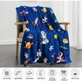 thumbnail image 3 of Yibo Construction Blanket Kids Blanket Toddler Blanket for Boys Girls Cute Design Cars Trucks Blanket for Boys Soft Cozy Warm Kids Blanket for Boys, 3 of 7