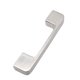 thumbnail image 1 of Tirador de armario moderno Tirador de armario liso para decoración del hogar (plata 96 mm) JShteea Para estrenar, 1 of 8