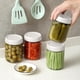 thumbnail image 5 of Frascos de vidrio NETANY, paquete de 6 unidades, 473 ml, con tapas herméticas para almacenamiento de alimentos, 5 of 7