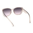 thumbnail image 4 of Womens Classy Elegant Chic Inset Lens Butterfly Plastic Sunglasses Pink - Purple, 4 of 4