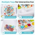 thumbnail image 6 of Babyeap 6-in-1 Baby Activity Center,Infant Activity Center Jumper with Detachable Toys and Music,6 Months +, 6 of 7