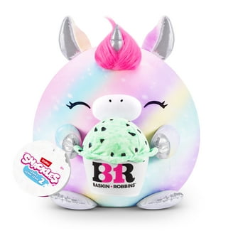 unicornです。 Snackles (Bazooka) Unicorn Super Sized 14 inch Plush by ZURU