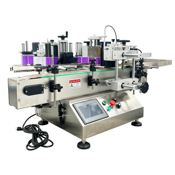 LT-150 Fully Automatic Desktop Chain Plate Conveyor Round Bottle Fixed Point High Speed Coding and Labeling Machine