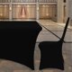 thumbnail image 5 of 2 Pcs Black Fitted Tablecloths for Banquet 6FT Size, 5 of 5