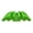 Lime Green, variant on Austin Planter Rectangular Plant Saucer ( 3.25" x 11.5" ) Fire Orange Colored (5 Pack )-Polypropylene-Indoor/Outdoor- Made in USA