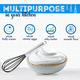 thumbnail image 4 of Juego de 4 batidores de silicona de 8 y 10 pulgadas, batidor de huevos con forma de globo para utensilios de cocina antiadherentes, 4 of 5