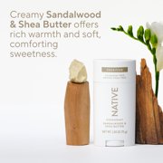 Native Sensitive Deodorant For Men, Aluminum Free, Sandalwood & Shea Butter, 2.65 oz