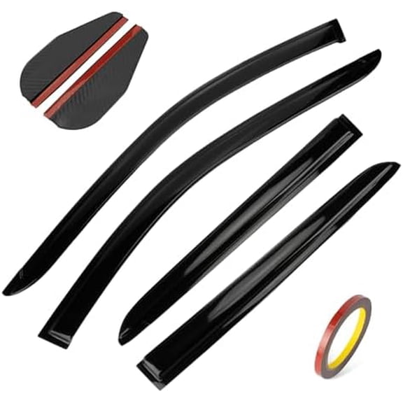 Window Deflector for Nissan Pathfinder 2022 2023 2024 2025 4PCS Window Rain Guards Shade Car Tape-on Low Profile Vent Visors Pathfinder Accessories$$Vehicle Parts & Accessories