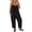 Black, variant on CASSIE LIZ Jumpsuit for Women Casual Plus Size Summer Jumpsuits Spaghetti Strap Rompers Wide Leg Pants Overalls Dressy Trendy Outfits Clothes with Pocket Solid/Sequin/Tie Dye/Leopard (XL-5XL)
