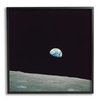 Stupell Industries Earth Outer Space View Fairy Tales & Fantasy Photography Black Framed Art Print Wall Art, 12 x 12