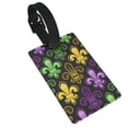 thumbnail image 3 of Daiia Mardi Gras1 Durable Luggage Tags with Secure Strap Travel ID Tags Suitcase ID Tags Bag Identification Tags - Easy Identification for Men and Women, 3 of 8