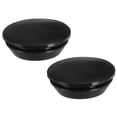 thumbnail image 1 of Unique Bargains Bouchons à Trous Ronds en Silicone 38 Mm/1,5 Po, Capuchon de Protection pour Verrouiller les Meubles, Noir, Lot de 2, 1 of 7