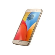 Angle View: Motorola Mobility Moto E⁴ Plus XT1775 16 GB Smartphone, 5.5" LCD HD 1280 x 720, 2 GB RAM, Android 7.1 Nougat, 4G, Fine Gold