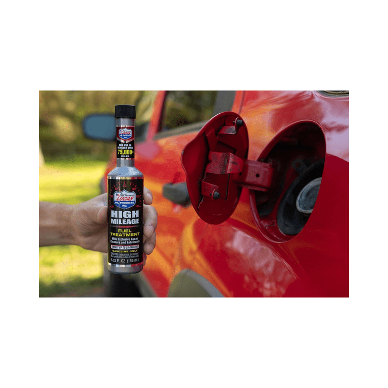 Lucas Oil 10977 High Mileage Fuel Treatment 5.25 oz Gas Additive