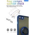 thumbnail image 4 of is Specially Designed for iPhone 7/8/Se 2020 Anti-Scratches,Anti-Fingerprint, Built-in 360° Rotating Ring Bracket Solid and Durable Magnetic car Phone case, Suitable for 4.7inches Male-Blue, 4 of 6