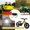 Power Wheel Adapter With Safety Wire And On&Off Switch, Secure Battery