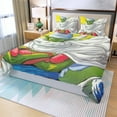 thumbnail image 3 of Dragon Ball Angry Piccolo Standing And Ready For Fighting Three Piece Duvet, 3 of 7