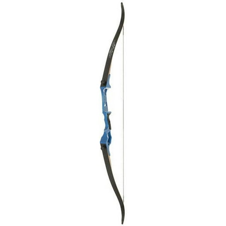Fin-Finder 81410 Bank Runner Bowfishing 58 RH 20lb Blue Recurve Bow