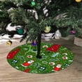 thumbnail image 2 of FMSHPON Cute Christmas Snowman Xmas Christmas Tree Skirt Stand Mat for Holiday Party Decoration Indoor Outdoor 48 inches, 2 of 3